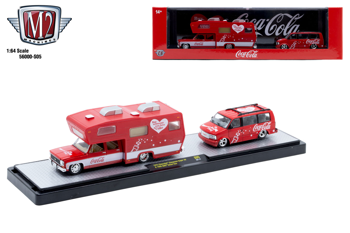 (Preorder)M2 Machines S05 Coca Cola Hauler set 3pcs