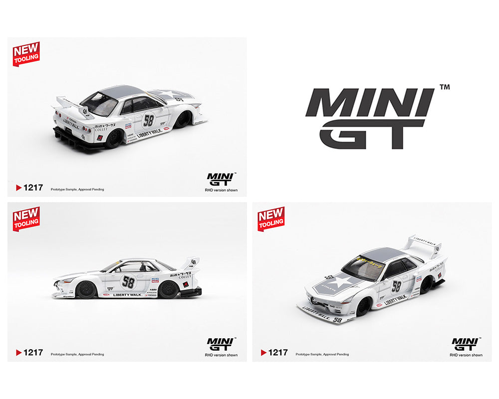 Preorder) Mini GT 1:64 Nissan GT-R32 LB-Kaido Works TAS 2025