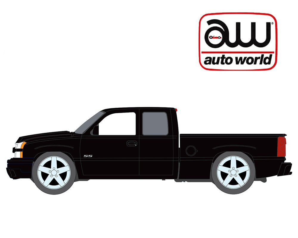 Preorder) Auto World 1:64 2026 Premium Release 2B – 2003 Chevy Silverado SS – Black