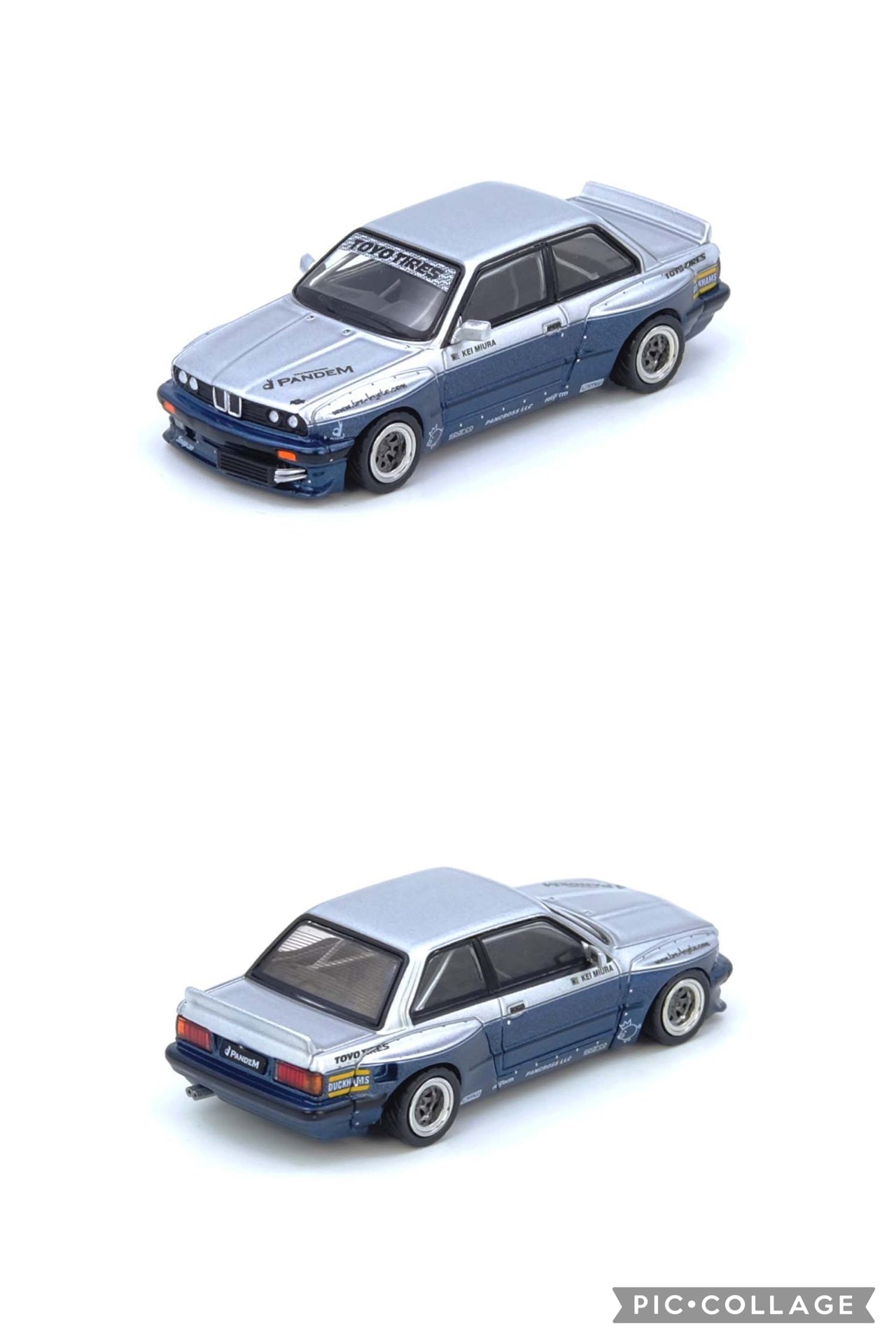 Inno64 Pandem Rocket Bunny E30 M3 Silver/Blue