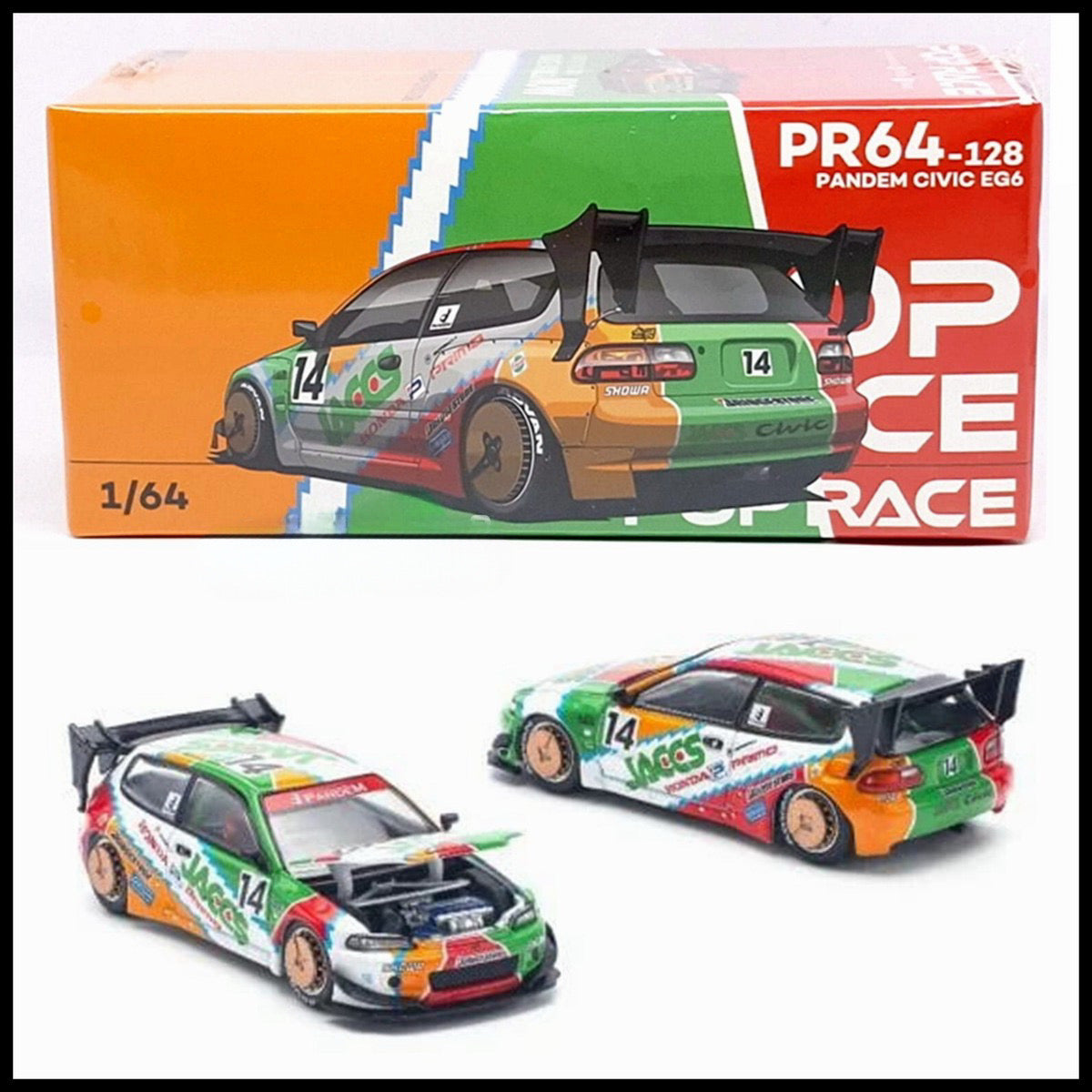 Pop Race Pandem Civic EG6 V1.5 JACCS PR640128