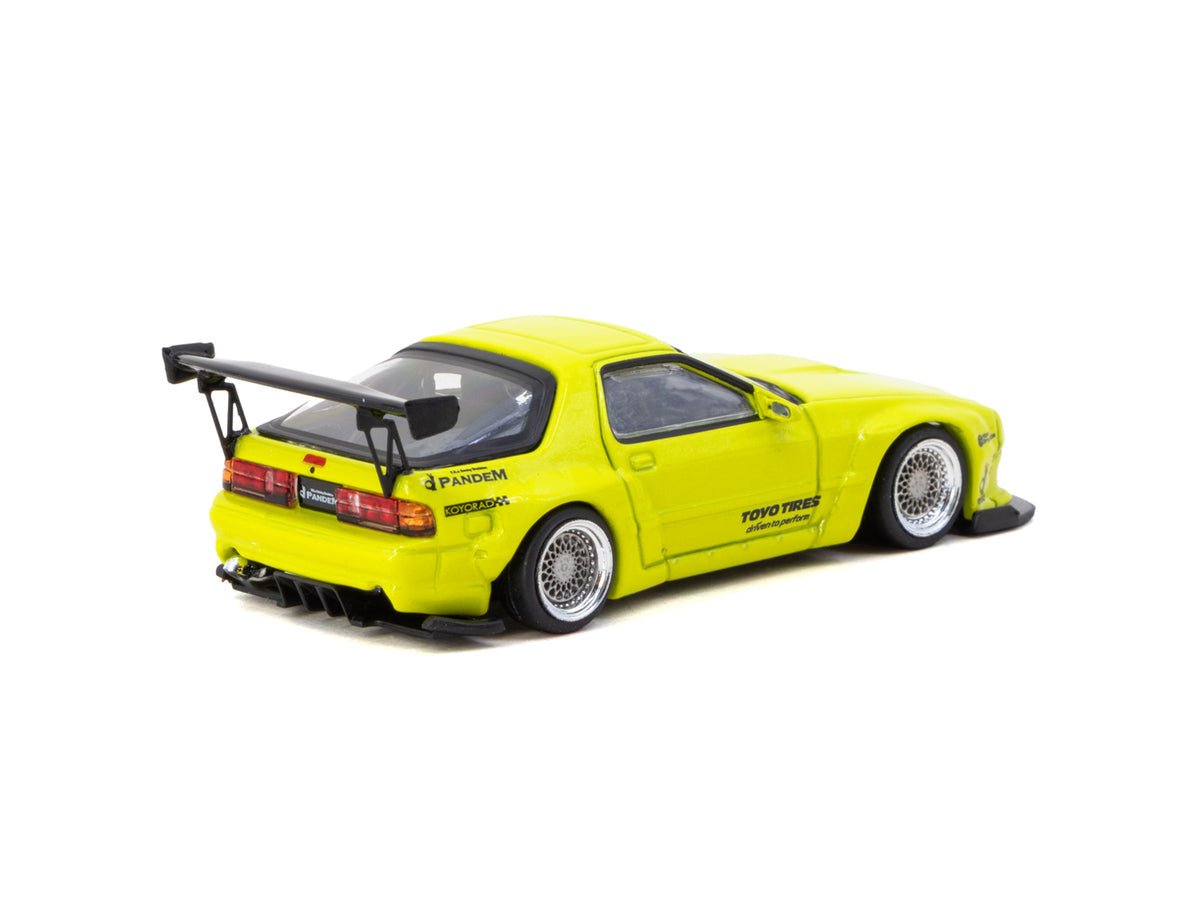 Tarmac Works 1:64 Pandem Mazda RX-7 FC3S – Yellow – Road64