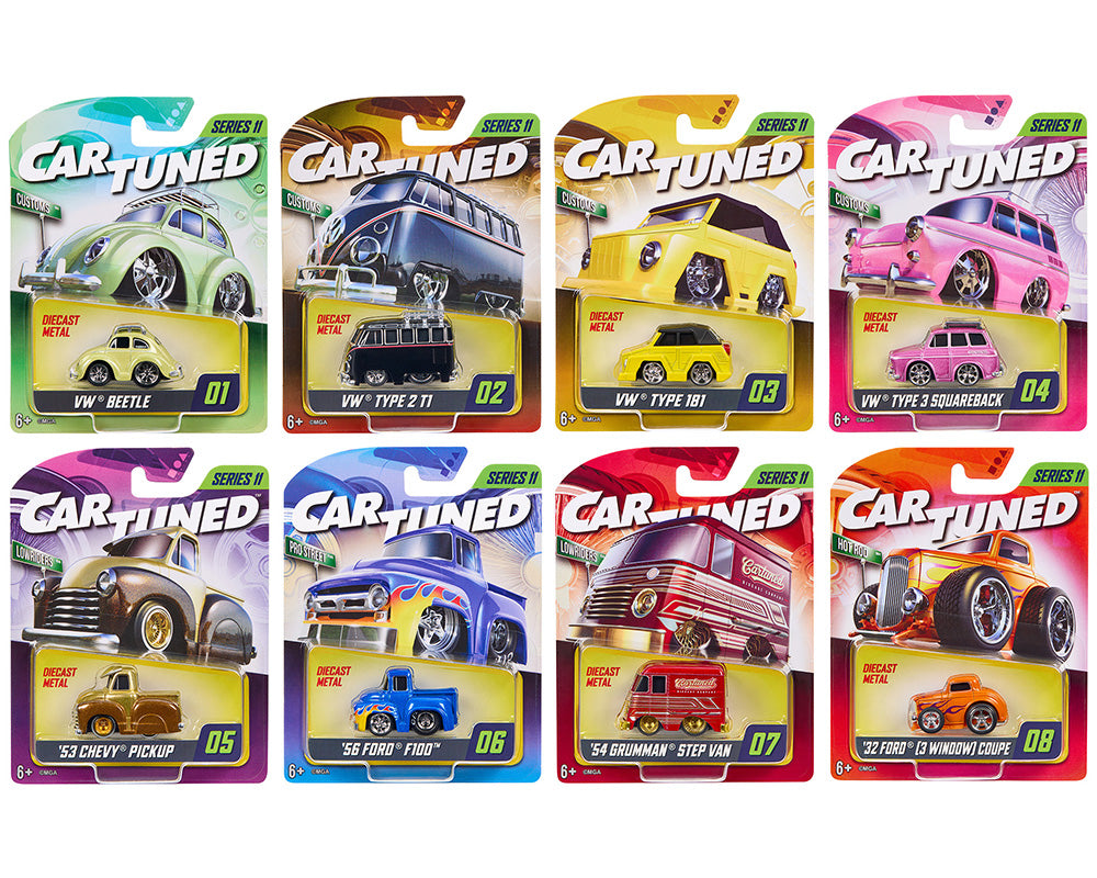 CarTuned 1:64 Series 11 Mainline Assortment of 8 Styles 2026