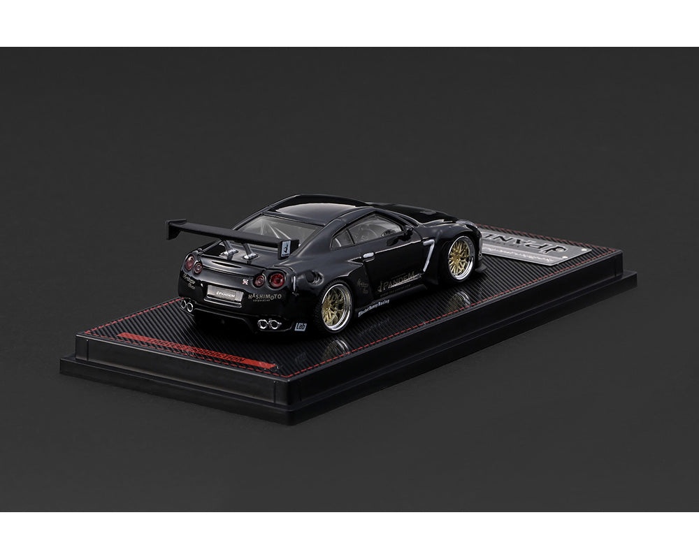 Preorder) Ignition Model 1:64 Pandem Nissan GT-R R35 – Black Metallic – Limited Edition
