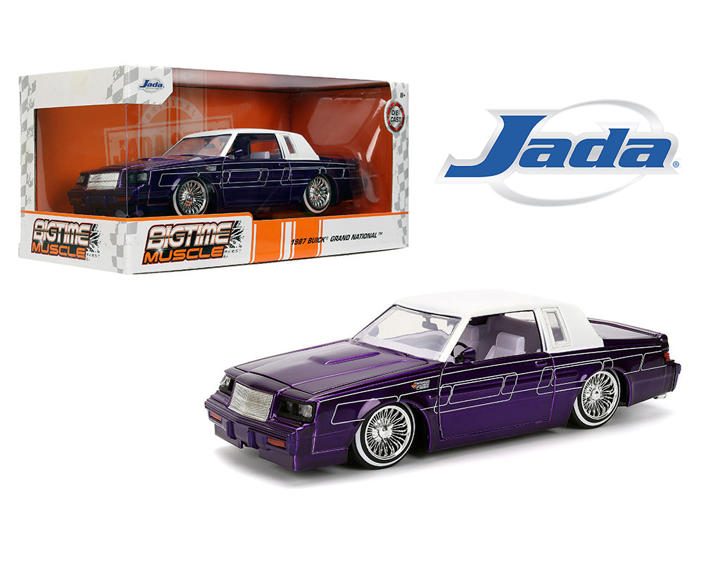 Jada 1:24 1987 Buick Grand National (Purple) – Lowrider – Big Time Custom