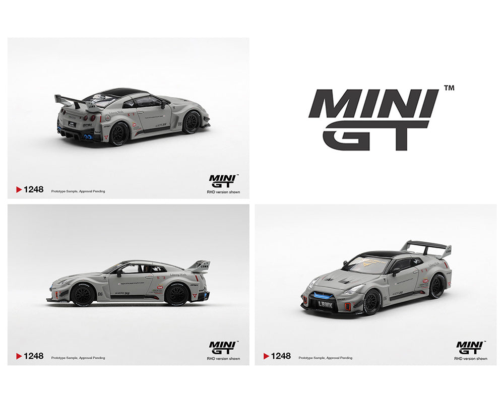 Mini GT 1:64 NISSAN LB-Silhouette WORKS GT 35GT-RR Ver.1 – Matt Grey – Limited Edition