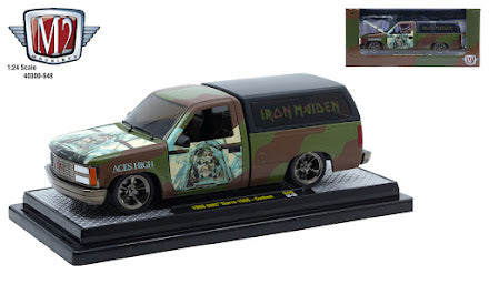 (Preorder)M2 Machines 40300-S48 1/24 Scale 1988 GMC Sierra 1500 OBS Camo Iron Maiden