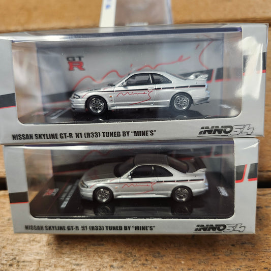 Inno64 Nissan Skyline GT-R N1 (R33) Tuned By "Mines" Silver