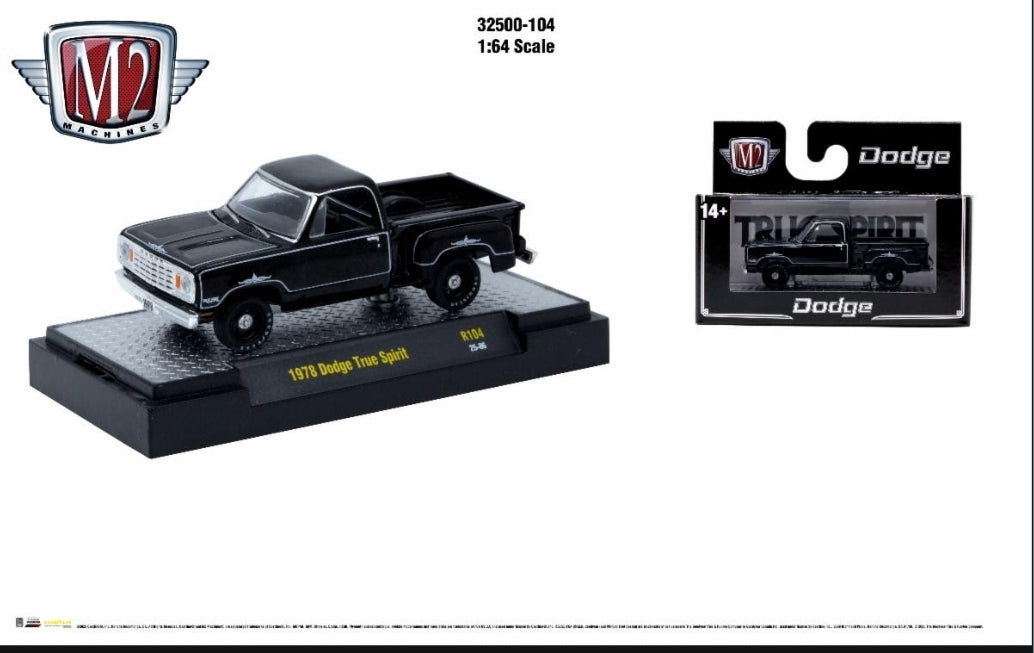 (PREORDER) M2 Machines R104 1978 Dodge True Spirit ETA NoV
