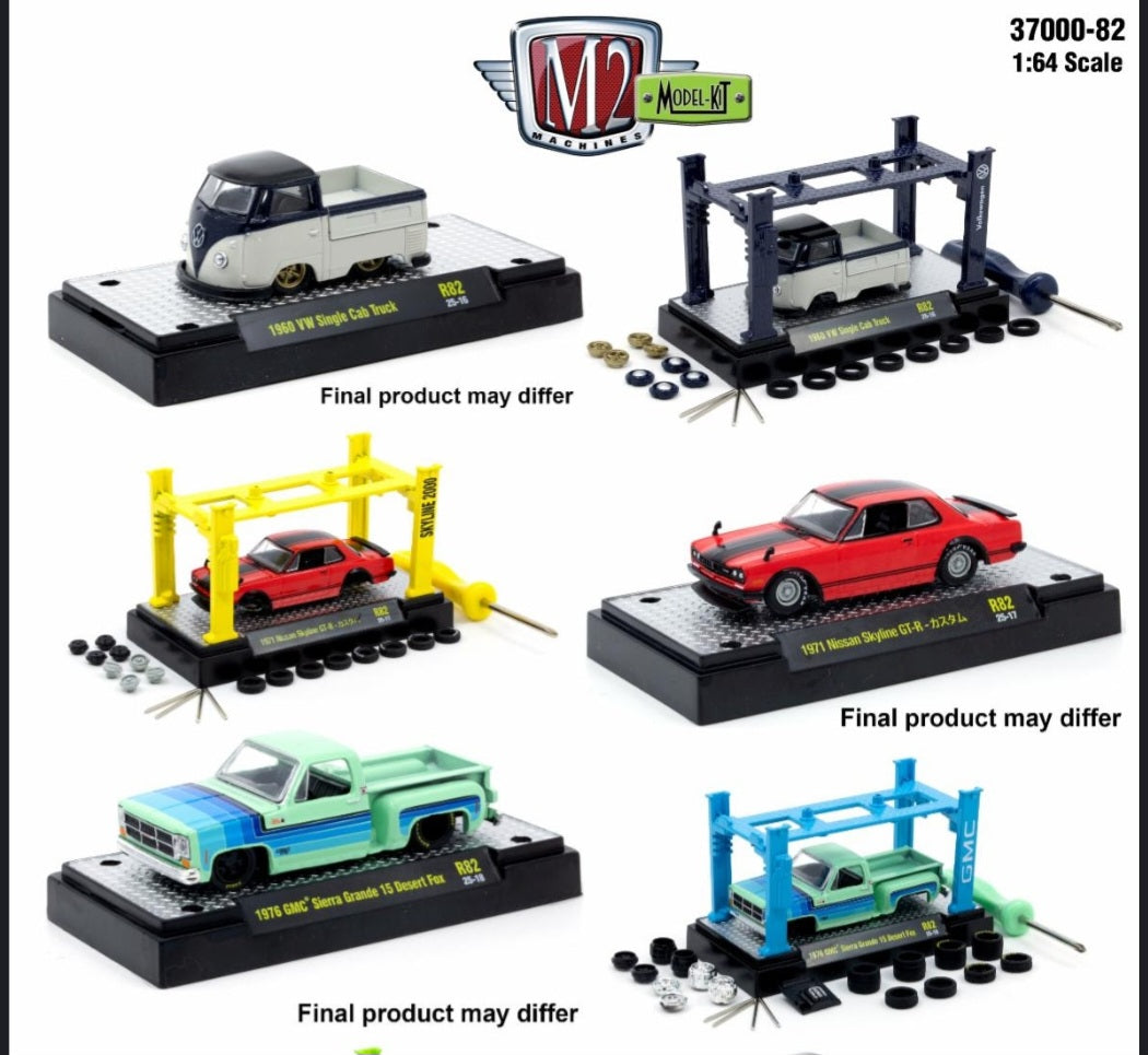 (Preorder) M2 Machines New Model Kits 1:64 Scale (Item No. 37000-82)