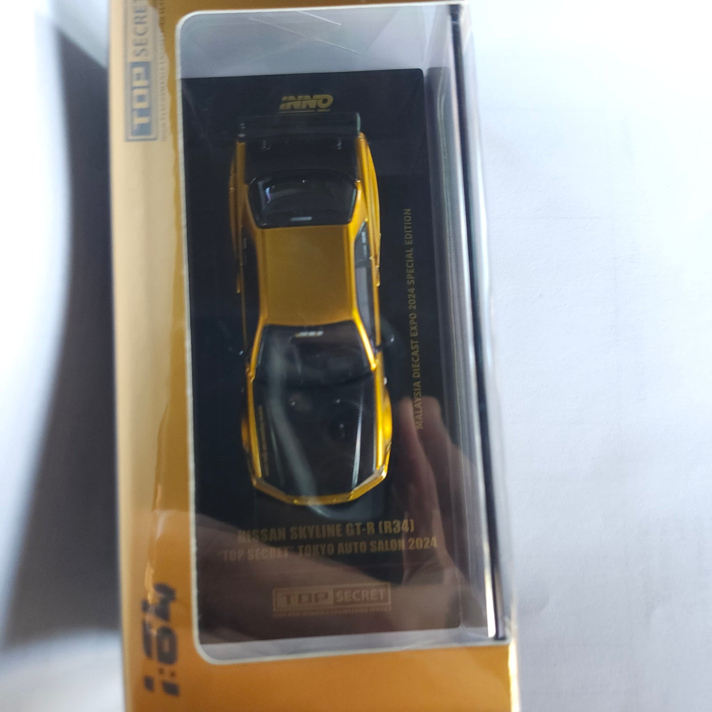 Inno64 1/64 Nissan Skyline GT-R 34 TOP SECRET MALAYSIA DIECAST EXPO 2024