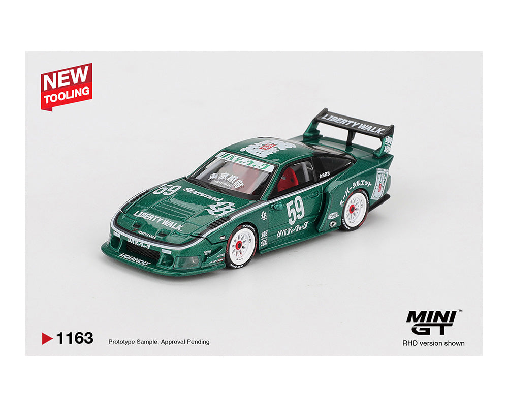 (Preorder) Mini GT 1:64 Nissan LB-Super Silhouette 180SX 2026 TAS – Green – NEW TOOLING!