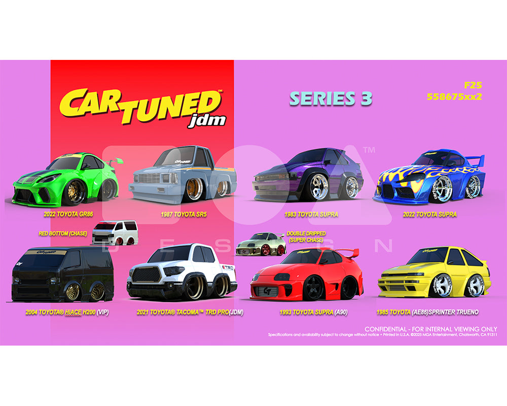 (Preorder) CarTuned 1:64 JDM Tuners Series 3 Assortment