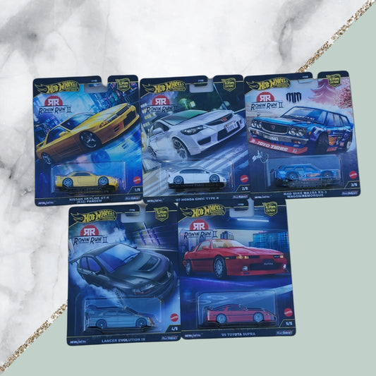 Hot Wheels Car Culture 2025 Ronin Run II 5pcs set