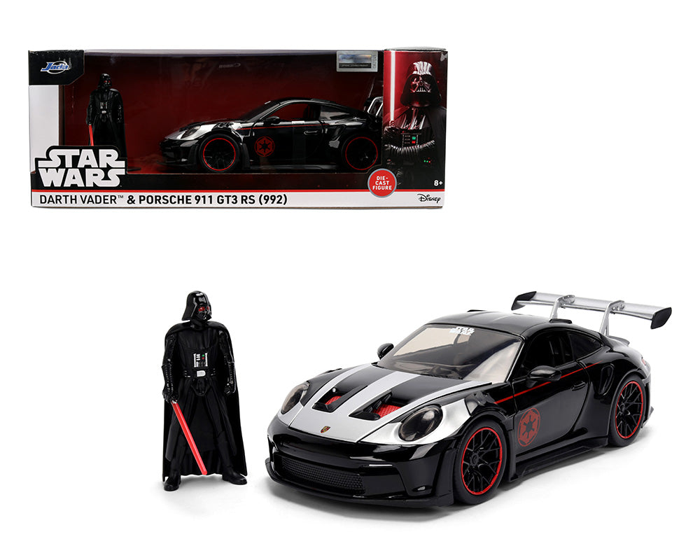 Jada 1:24 Star Wars Darth Vader and Porsche 911 GT3 RS (992) – Black – Hollywood Rides