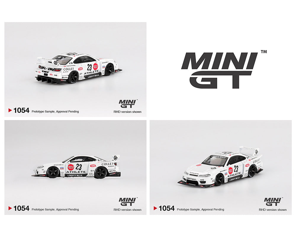 (Preorder) Mini GT 1:64 Nissan LB-Super Silhouette S15 SILVIA ATHLETE – White