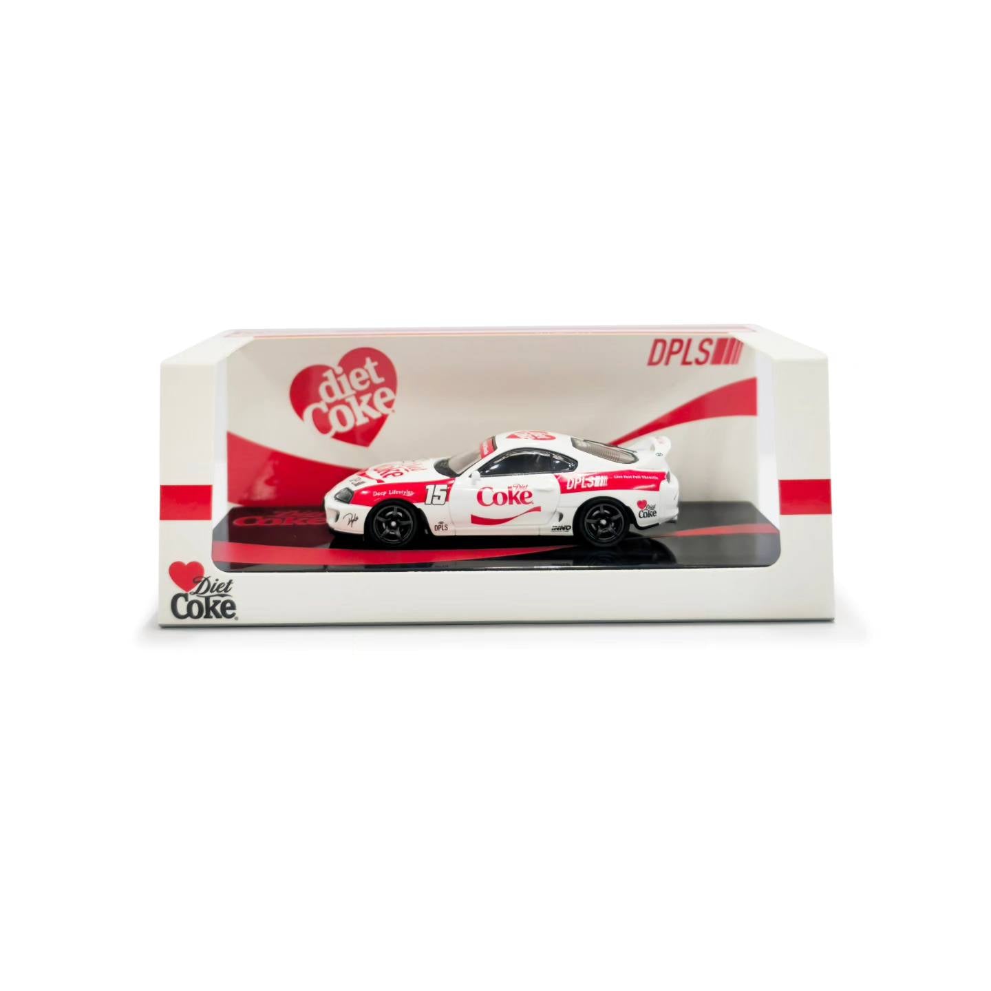 (PREORDER)DPLS x INNO 1/64 Coca Cola Toyota Supra (A80) Box Set Hong Kong Toy Car Salon 2025 Exclusive