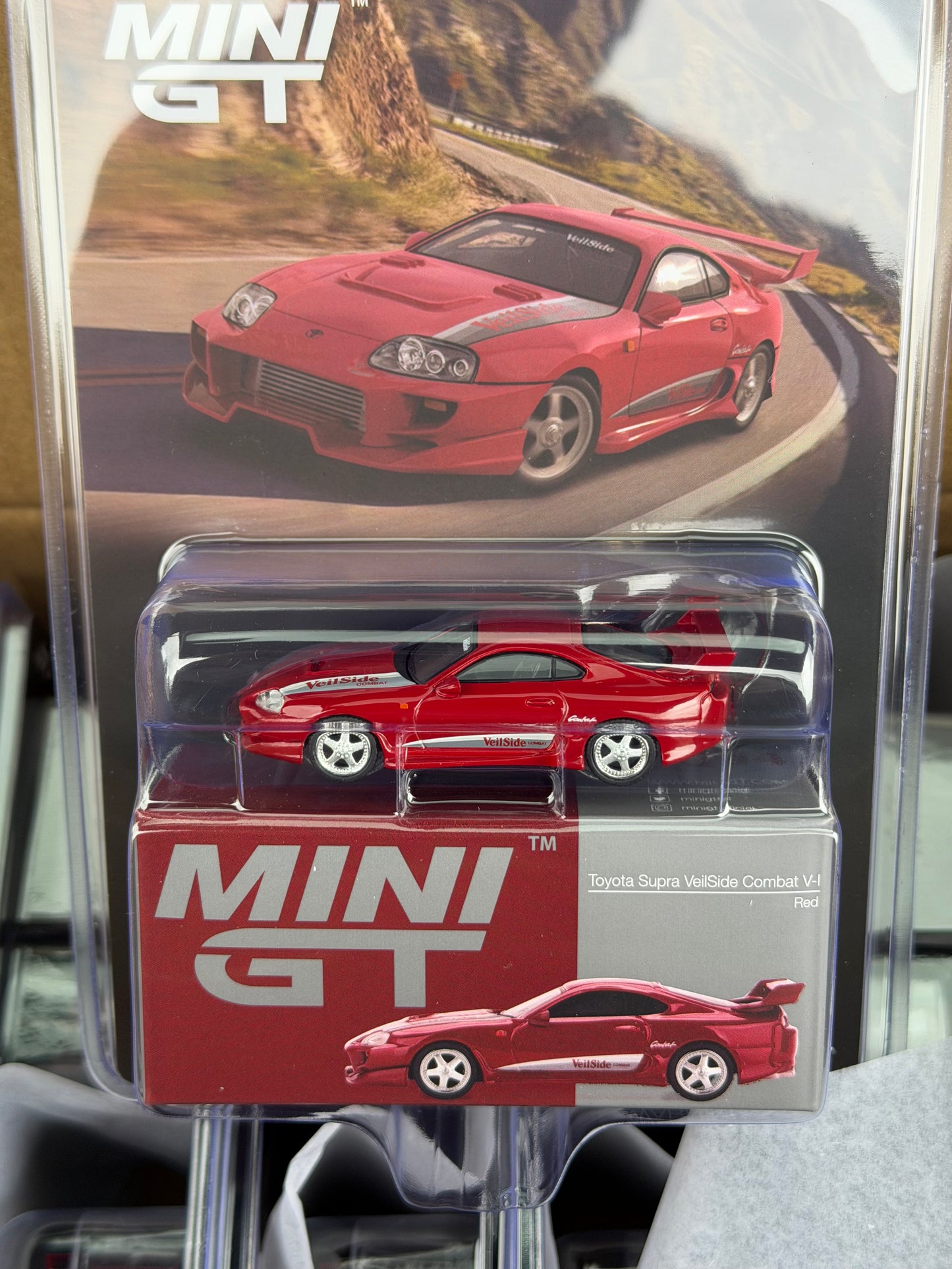 Mini GT 1:64 Toyota Supra VeilSide Combat V-I – Red