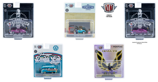 (Preorder)M2 Machines 67500-R22 Diorama Auto-Fig 4 pcs