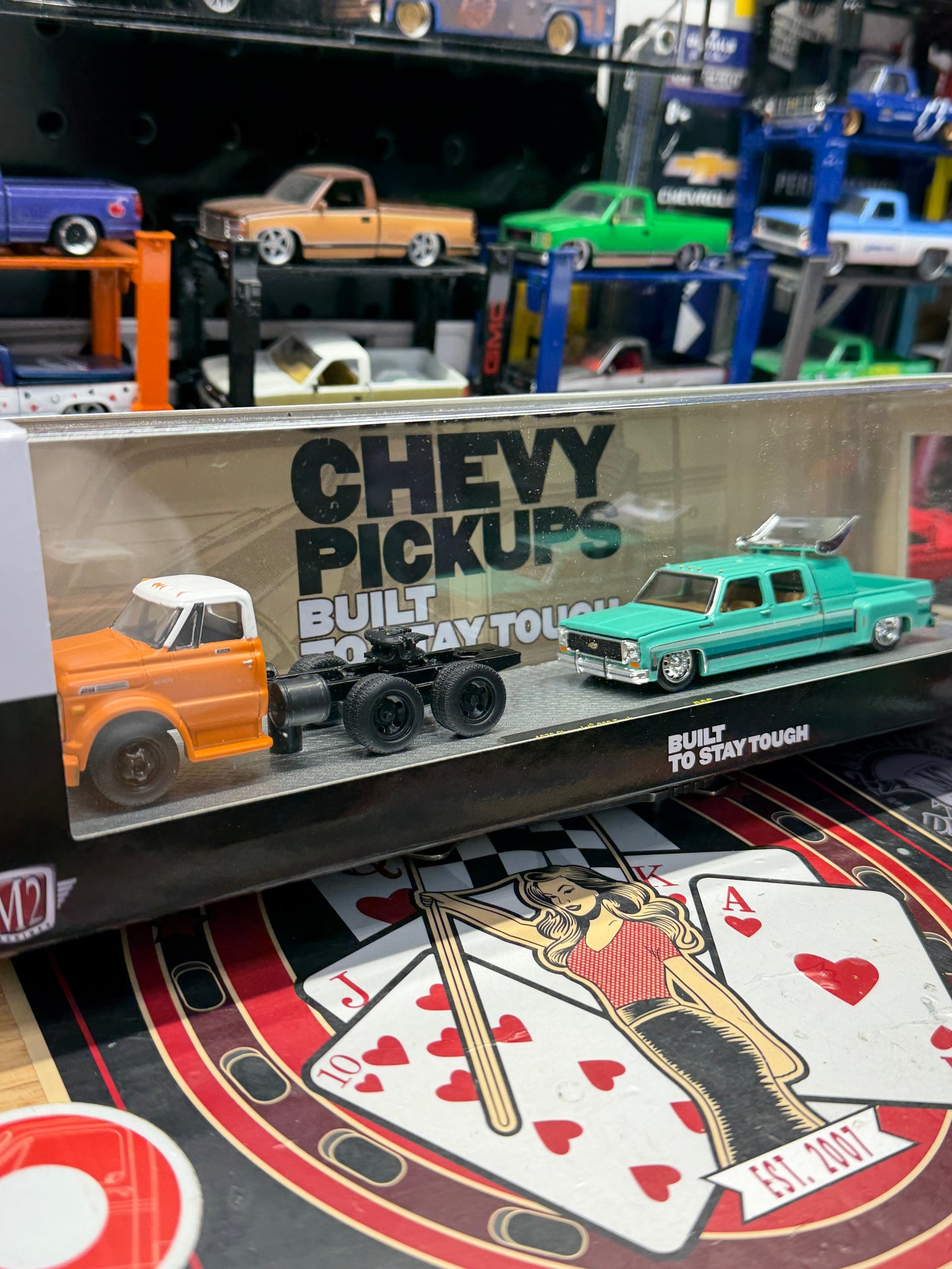 M2 Machines R96 1970 Chevrolet C60 Truck & 1974 Chevrolet Cheyenne Super 30