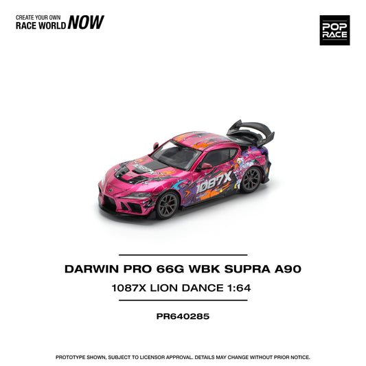 Pop Race Darwin Pro 66G WBK Supra A90 1087x lion dance Pre Order eta summer 2025