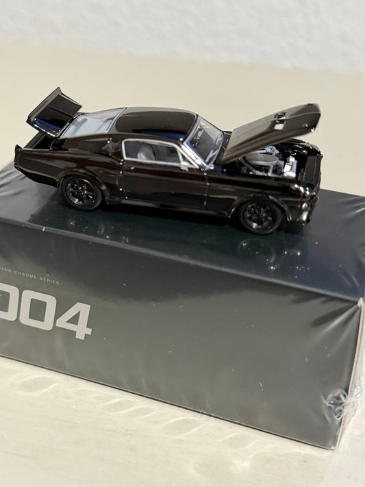 Pop Race 1/64 SHELBY MUSTANG GT500 DARK CHROME