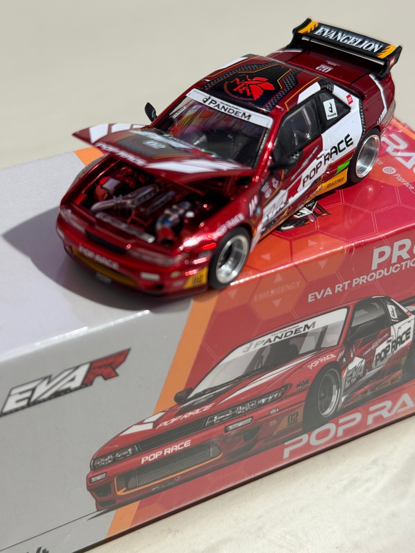 POP RACE 1/64 EVA RT PRODUCTION MODEL-02 PANDEM S13 TMCS 2026 EXCLUSIVE