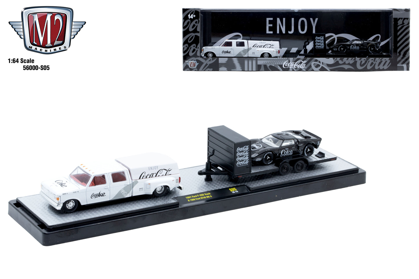 (Preorder)M2 Machines S05 Coca Cola Hauler set 3pcs