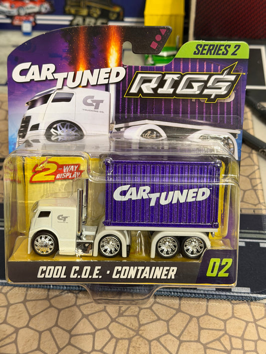 Car Tuned Rig$ S2 Cool C.O.E. Container White