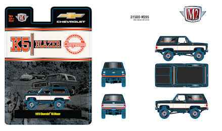 (Preorder)M2 Machines HS-95 1973 Chevrolet K5 Blazer