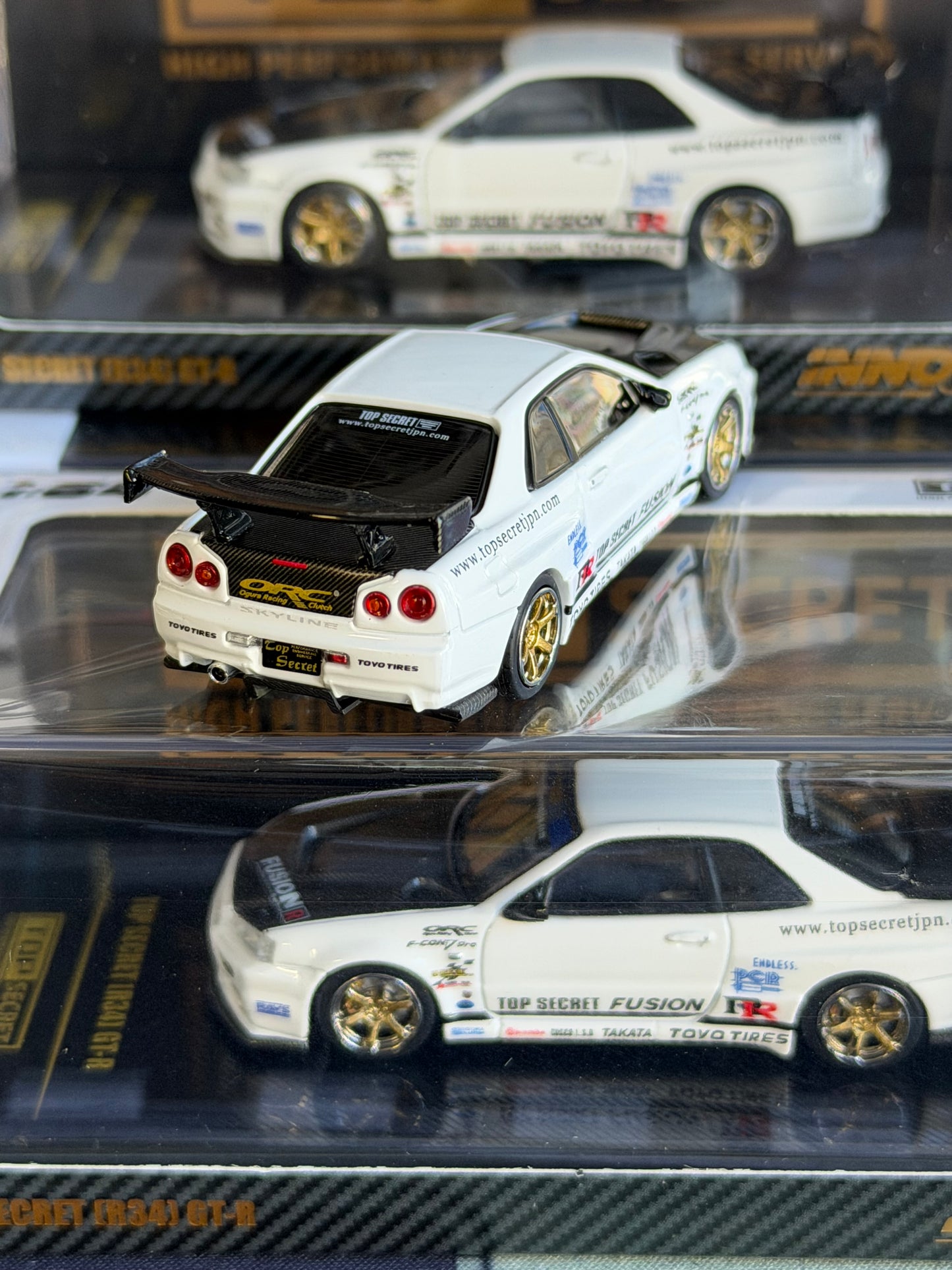 Inno64 Top Secret GT-R34 white