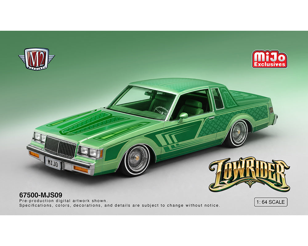 Preorder) M2 Machines 1:64 Diorama Series 1987 Buick Regal Lowriders with 2 Female Figures – Mijo Exclusives