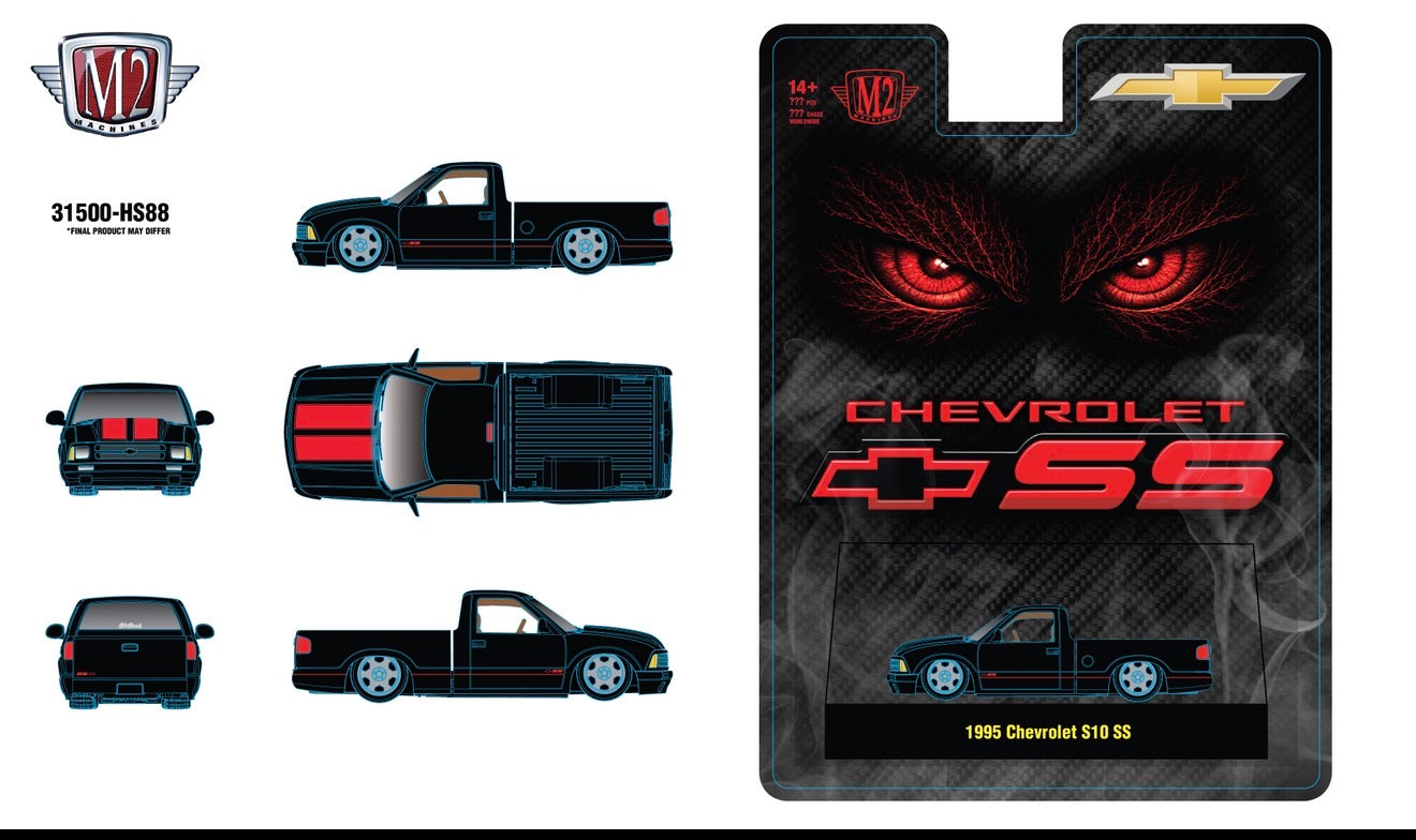 (Preorder)M2 Machines 31500-HS88 1995 Chevrolet S10 SS