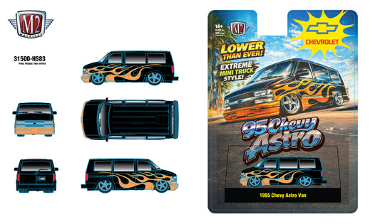 (Preorder)HS-83 M2 Machines 1995 Chevrolet Astro Van eta August