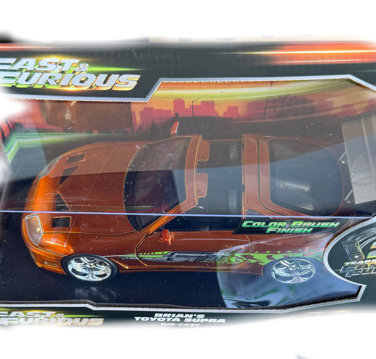 Jada Toys Brian's Toyota Supra 25th Anniversary 1/24 Brushed Orange