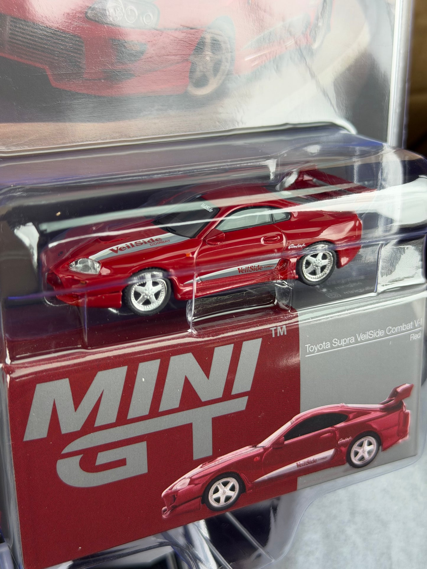 Mini GT 1:64 Toyota Supra VeilSide Combat V-I – Red