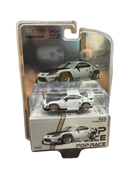 Pop Race Enigma 14 Pandem GR86 Crystal White
