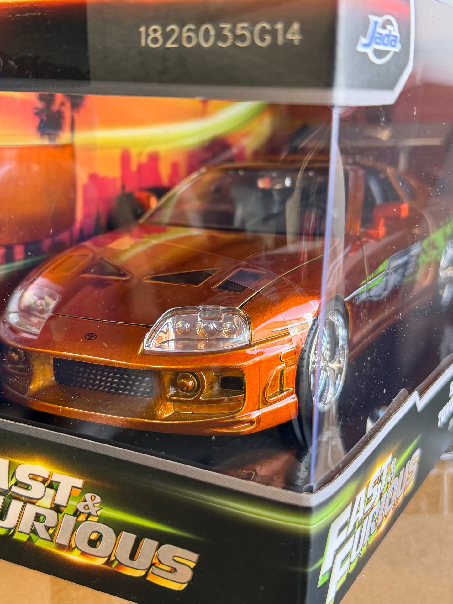 Jada Toys Brian's Toyota Supra 25th Anniversary 1/24 Brushed Orange