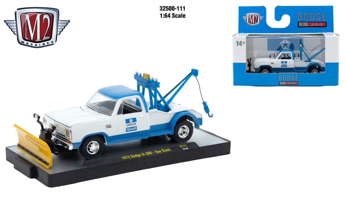 M2 Machines R111 1972 Dodge D-300 Tow Truck