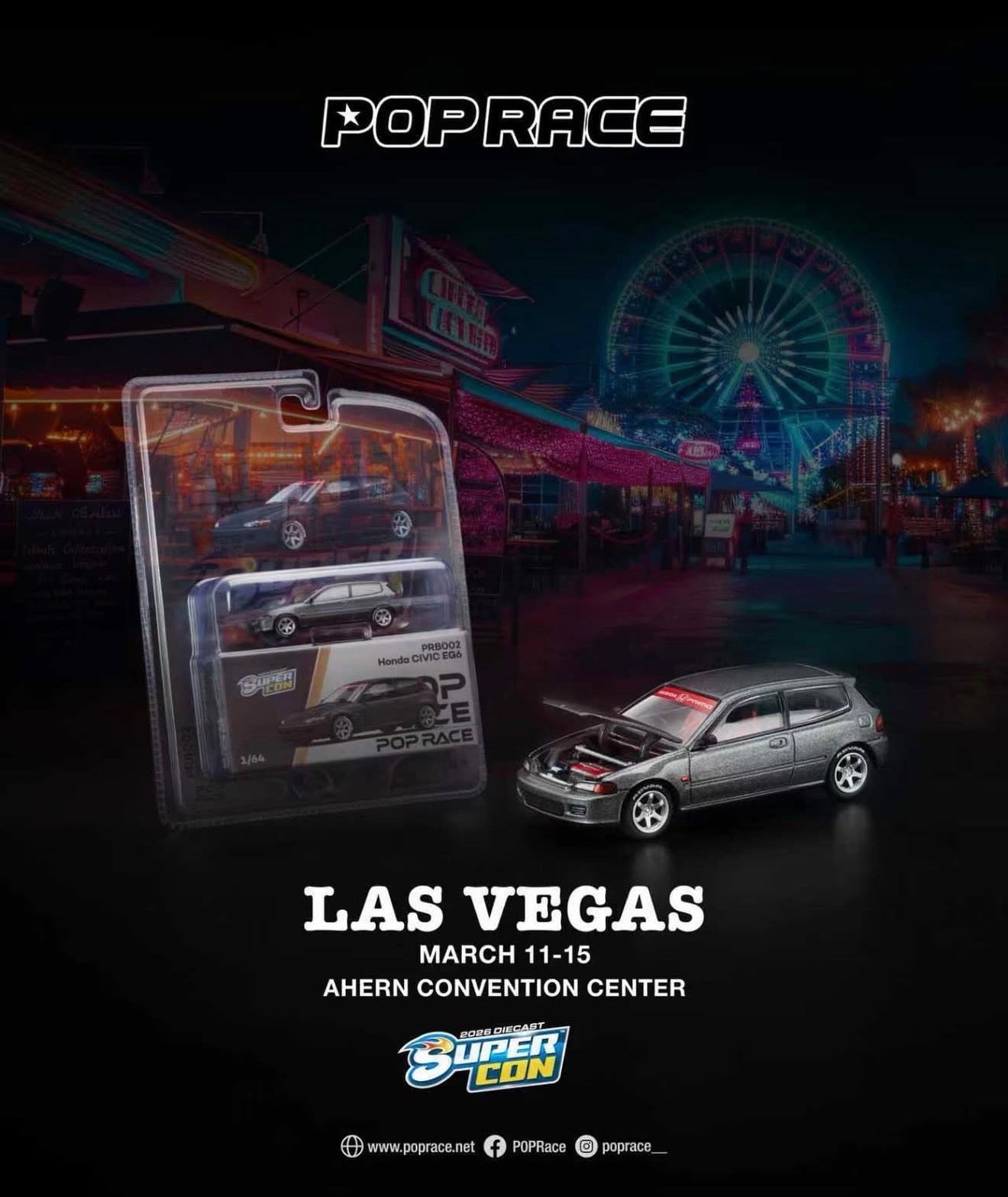 Pop Race SuperCon 2026 Honda Civic EG6
