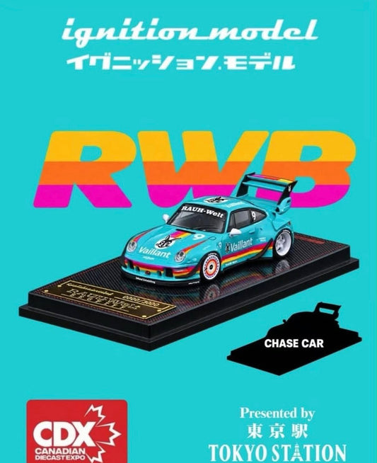 Ignition Model 1/64 RWB 993 Green - CDX Exclusive 2026 Tokyo Station