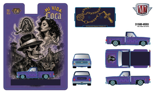 (Preorder)31500-HS93 M2 Machines 1973 Chevrolet Cheyenne 10 “Mi Vida Loca”