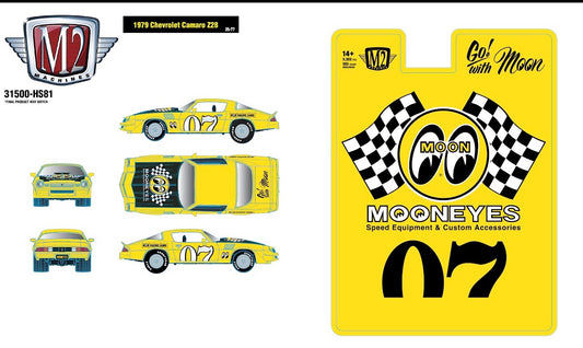 (Preorder) M2 Machines HS81 1979 Chevrolet Camaro Z/28 Mooneyes