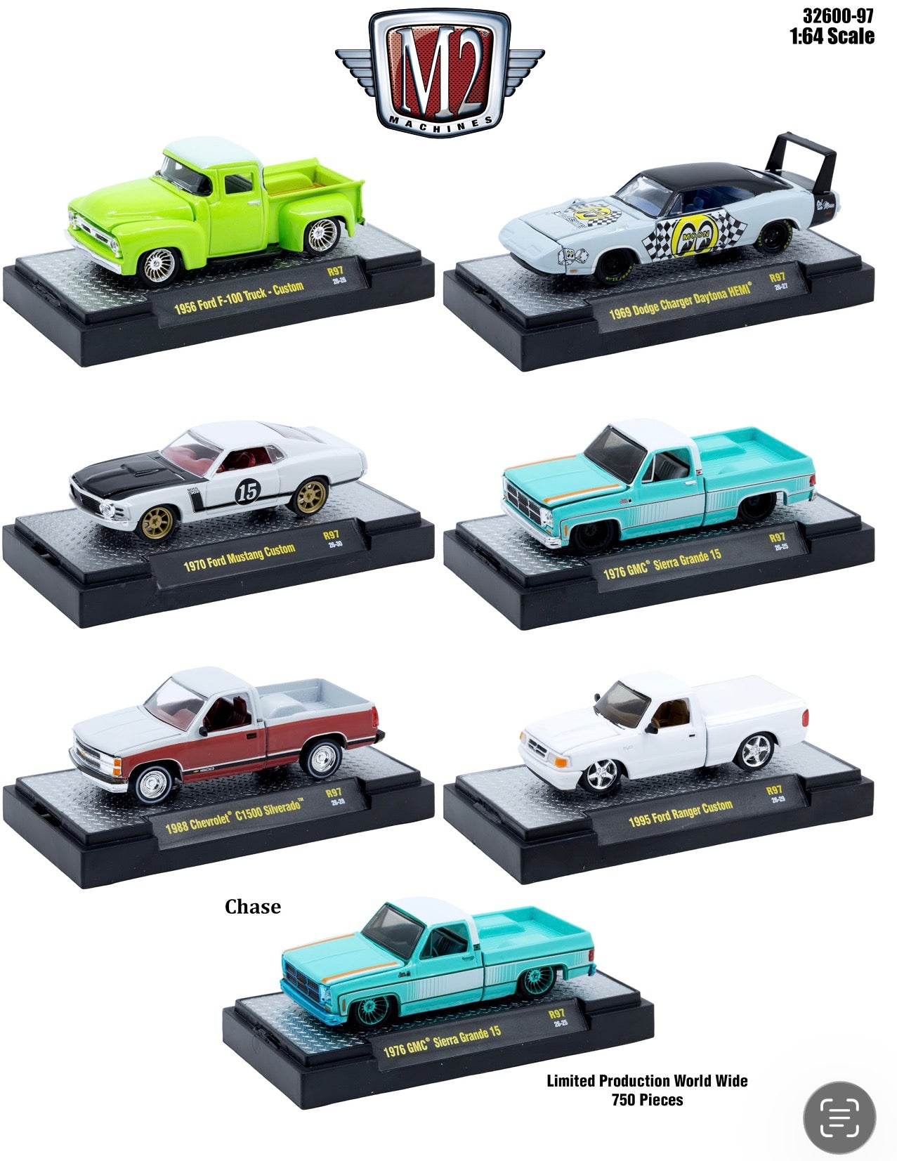 (Preorder)M2 Machines 32600-R97 6 pcs Assortment Sealed Factory
