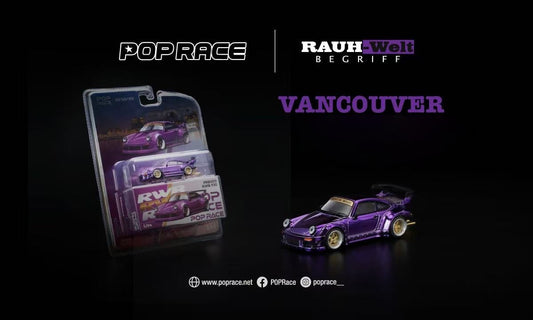 (Preorder) POPRACE 1/64 RWB 930 Purple Chrome - Vancouver 2026 Edition limited edition