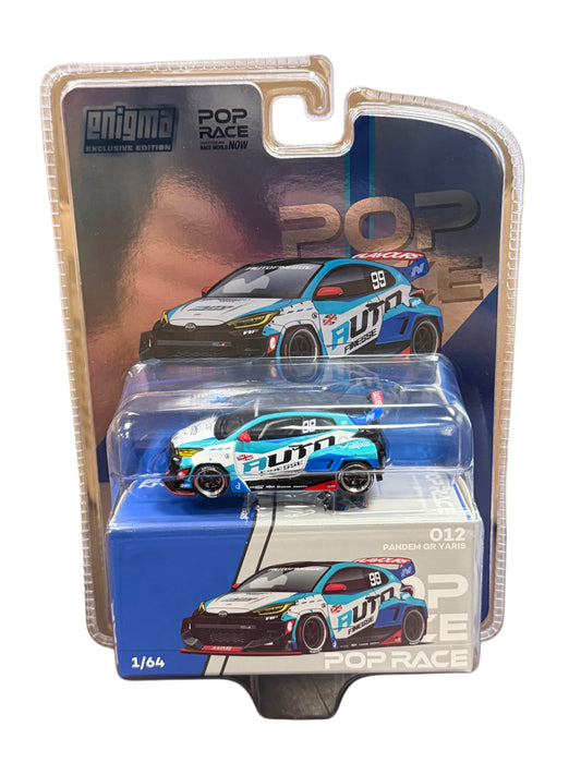Pop Race Enigma 012 Pandem GR Yaris Auto Finesse Blue/White