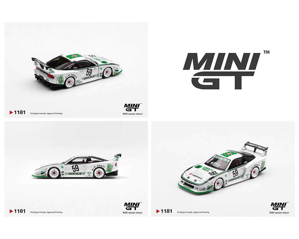 Preorder) Mini GT 1:64 Nissan LB-Silhouette 180SX – White