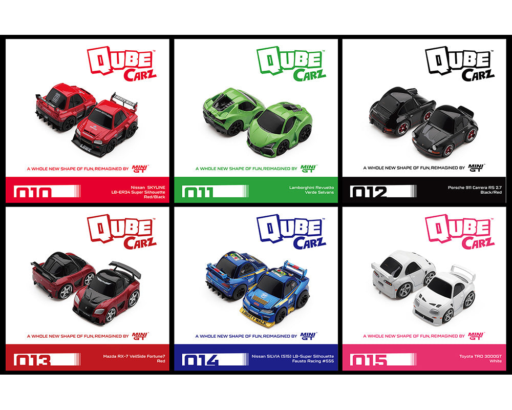 Preorder) Mini GT QubeCarz Series 3 Assortment set of 6 pcs factory sealed