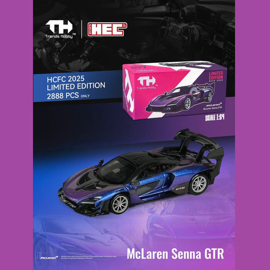 Trends Hobby 1/64 McLaren Senna GTR Magic Purple HEC 2025 Limited Edition