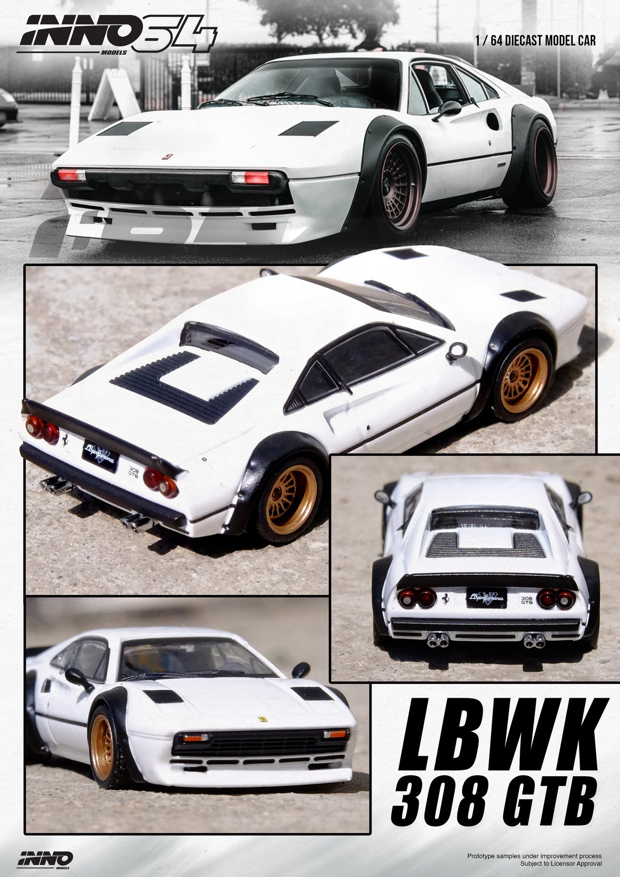 Inno64 LBWK 308 GTB White